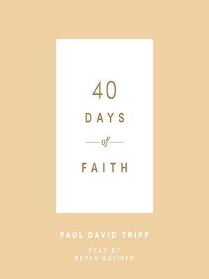 cover image of 40 Days of Faith